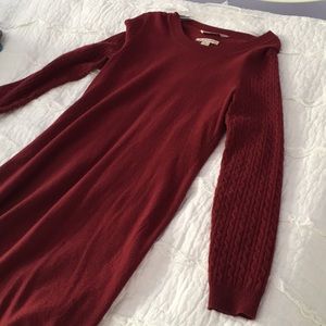 Banana Republic Red Sweater Dress
